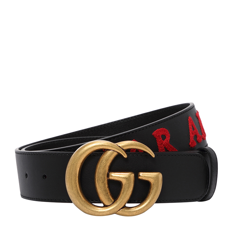 GUCCI女士皮质黑色腰带400593DUXBT1063
