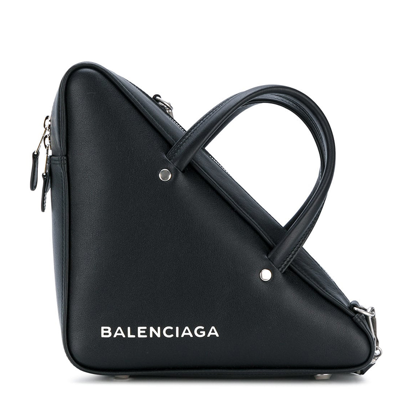 BALENCIAGA女士黑色牛皮手提包